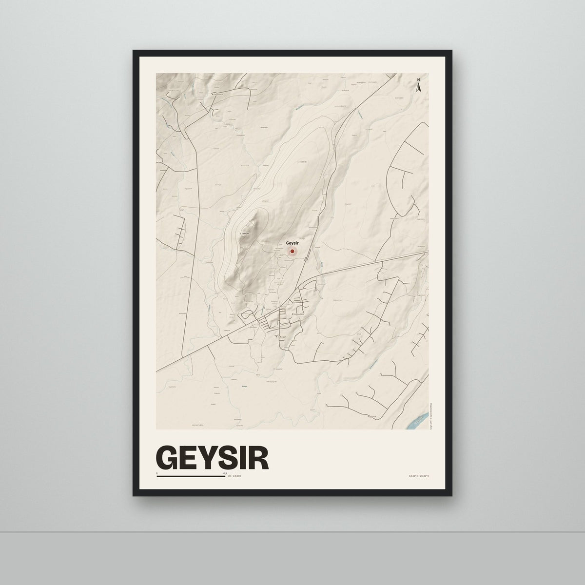 Geysir – Sandur, rauður