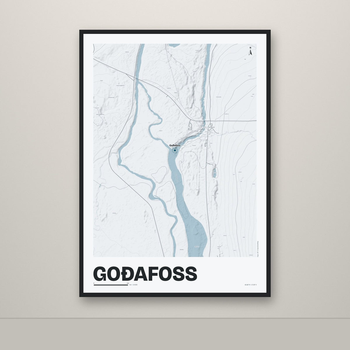 Goðafoss – Ljóst, blár