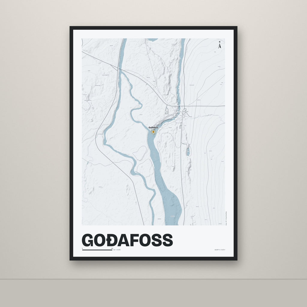 Goðafoss – Ljóst, okkurgulur