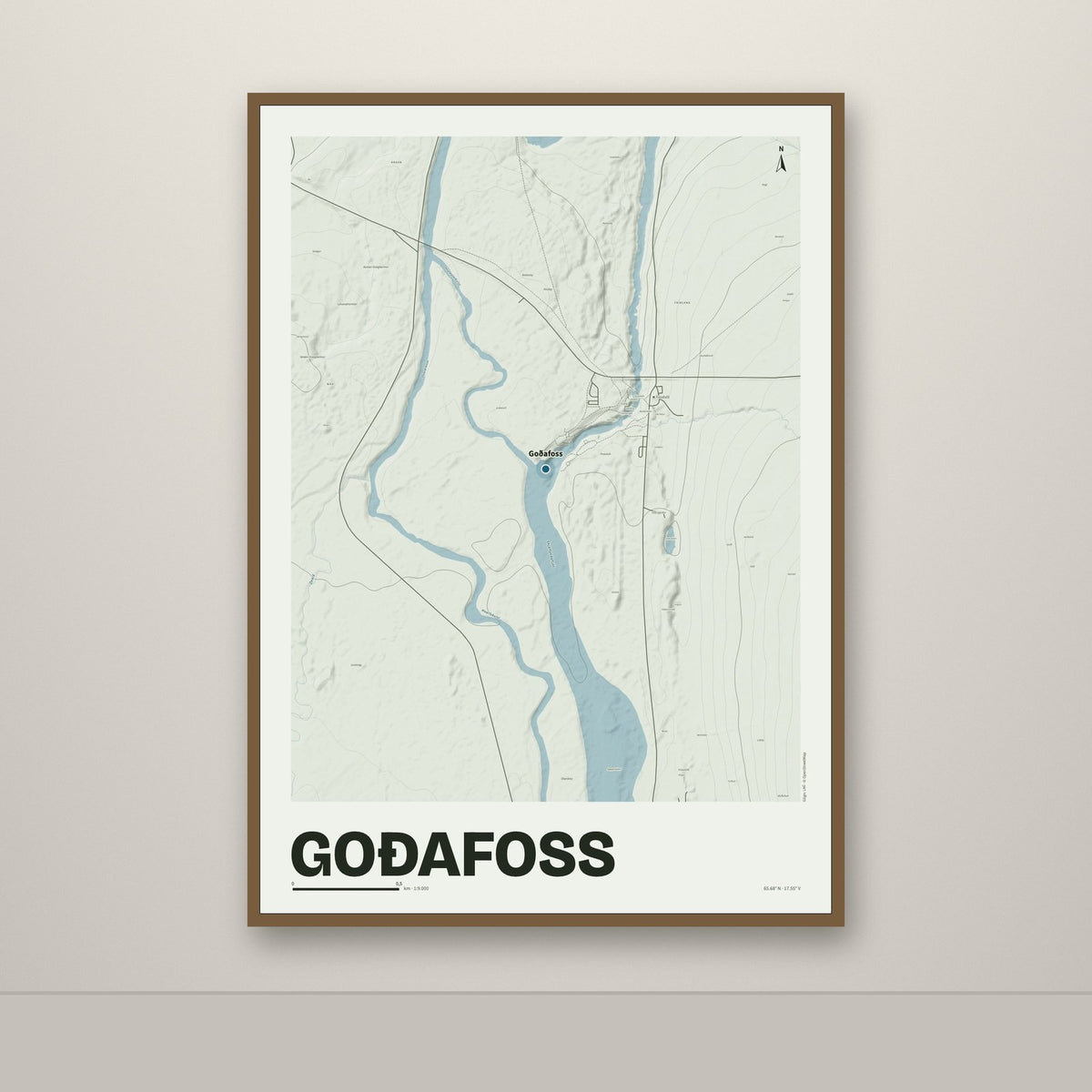 Goðafoss – Mosi, blár