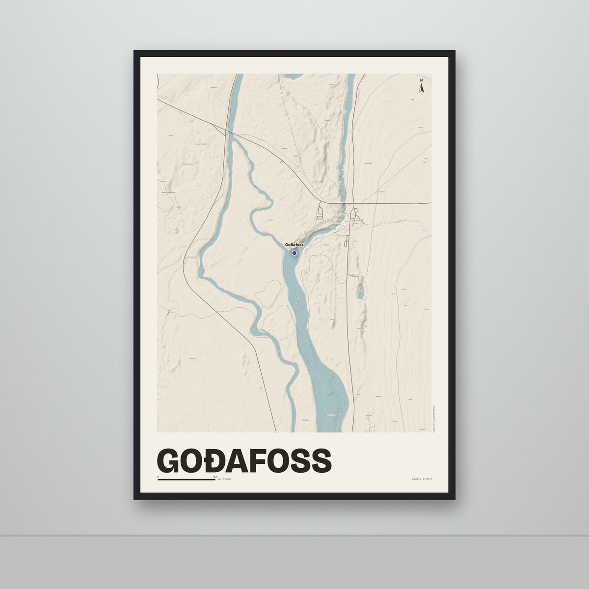 Goðafoss – Sandur, lúpínufjólublár