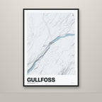 Gullfoss – Ljóst, rauður