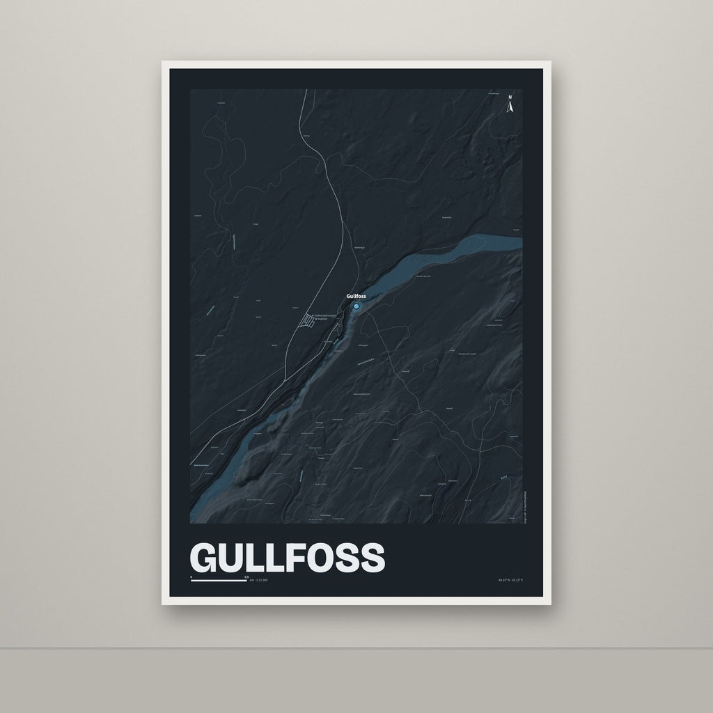 Gullfoss – Nótt, blár
