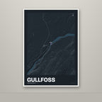 Gullfoss – Nótt, lúpínufjólublár