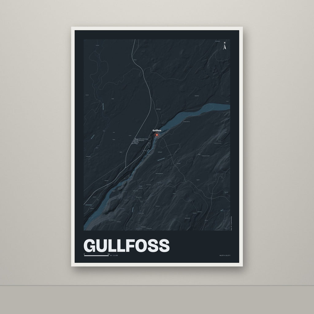 Gullfoss – Nótt, rauður