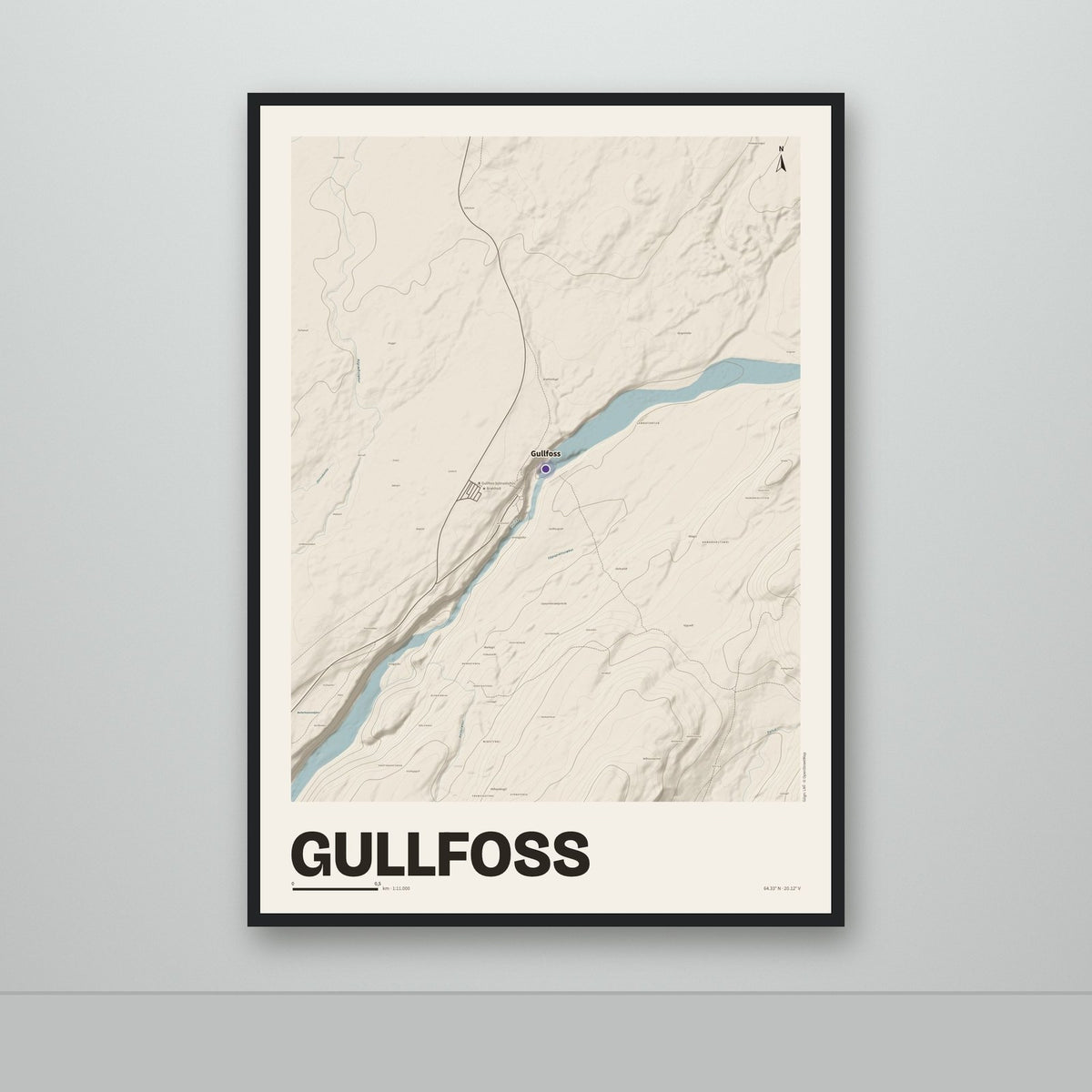 Gullfoss – Sandur, lúpínufjólublár