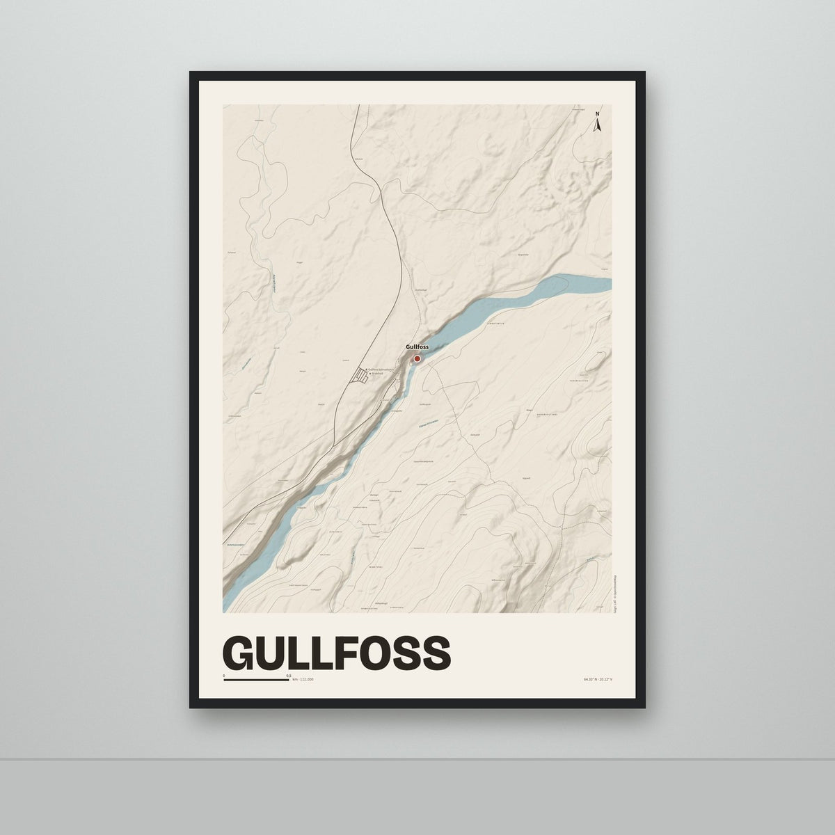 Gullfoss – Sandur, rauður