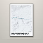 Hraunfossar – Ljóst, blár