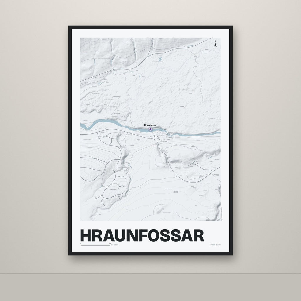 Hraunfossar – Ljóst, lúpínufjólublár