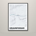 Hraunfossar – Ljóst, lúpínufjólublár