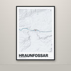 Hraunfossar – Ljóst, rauður