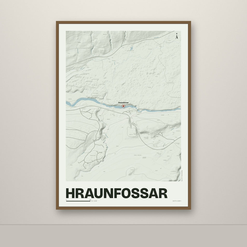 Hraunfossar – Mosi, rauður