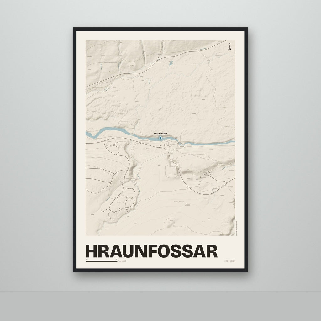 Hraunfossar – Sandur, blár