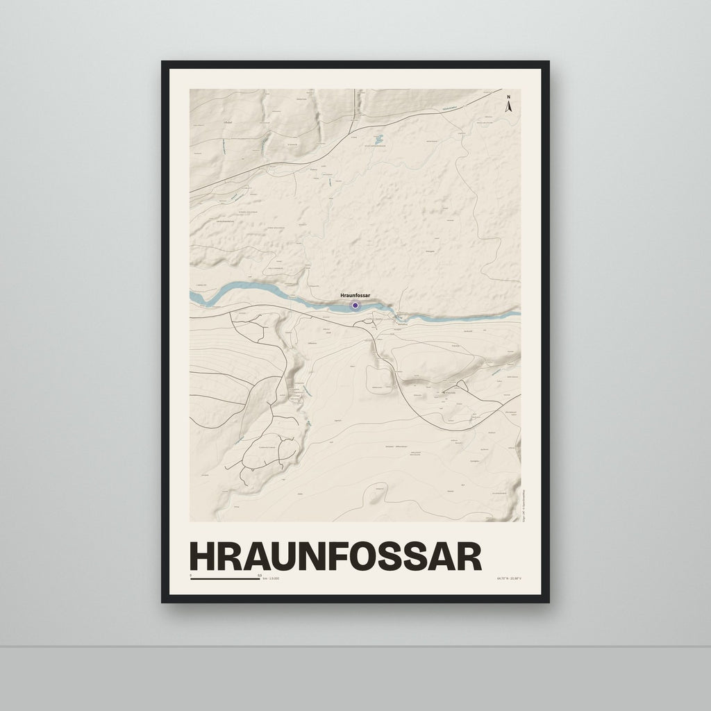 Hraunfossar – Sandur, lúpínufjólublár