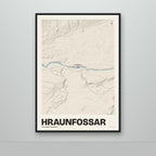 Hraunfossar – Sandur, lúpínufjólublár