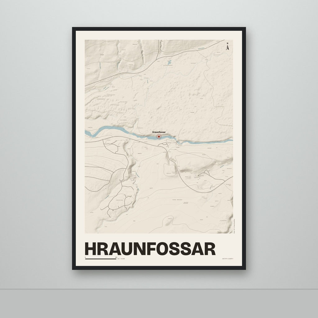 Hraunfossar – Sandur, rauður