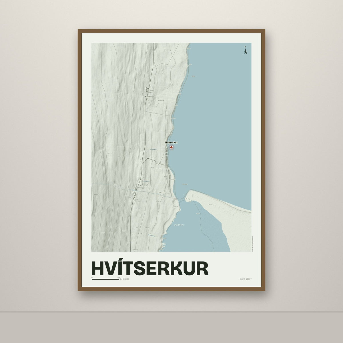 Hvítserkur – Mosi, rauður