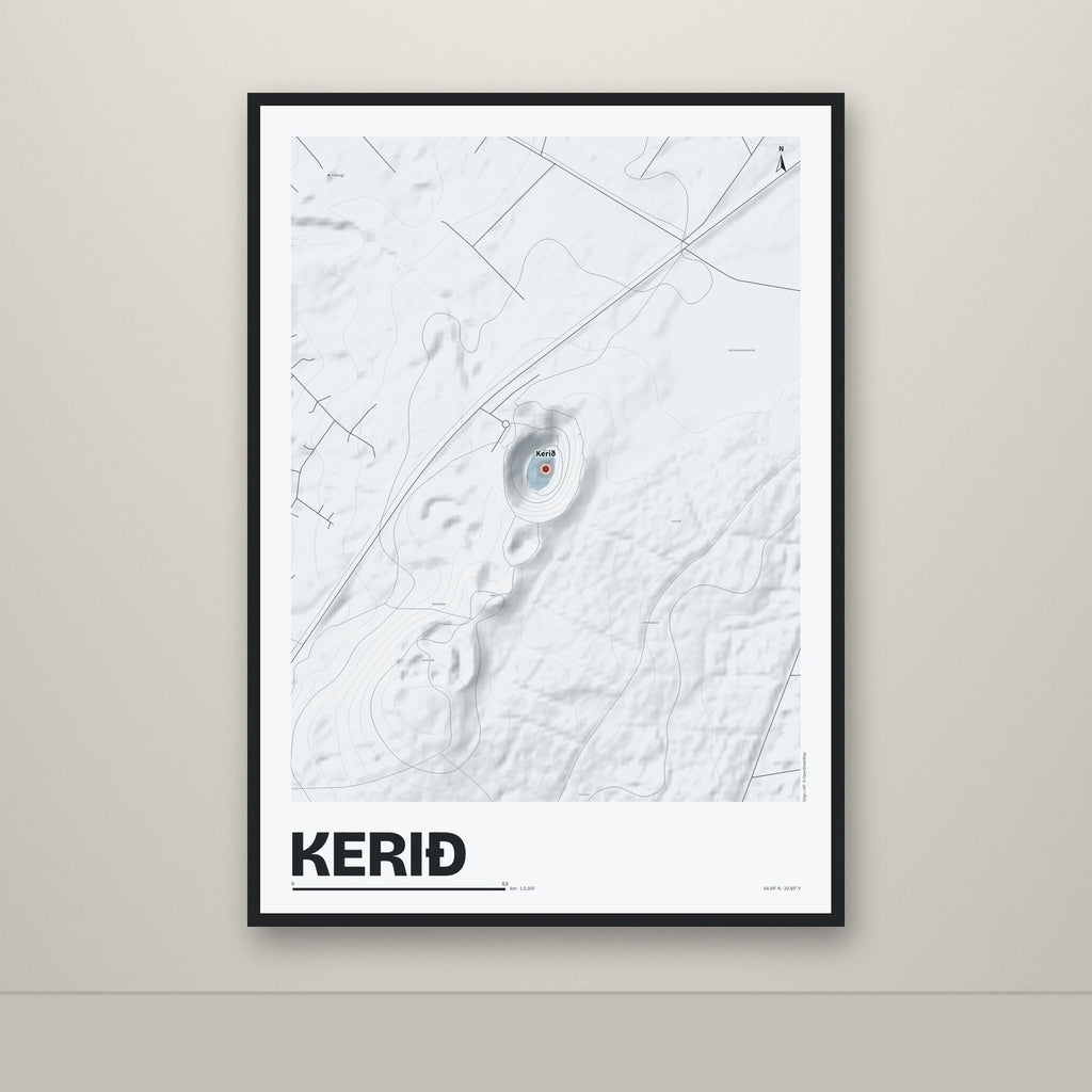 Kerið – Ljóst, rauður