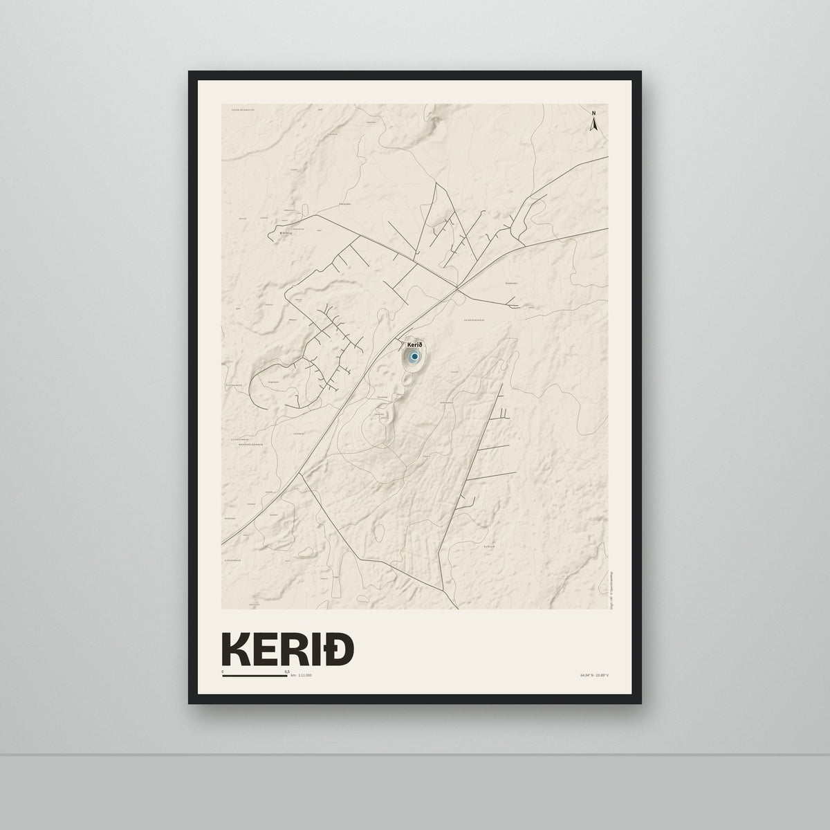 Kerið – Sandur, blár