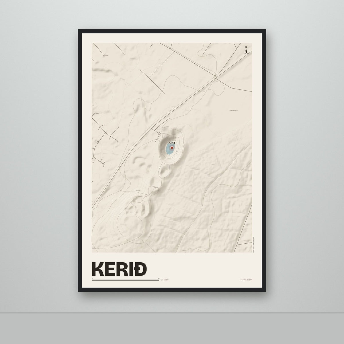 Kerið – Sandur, rauður
