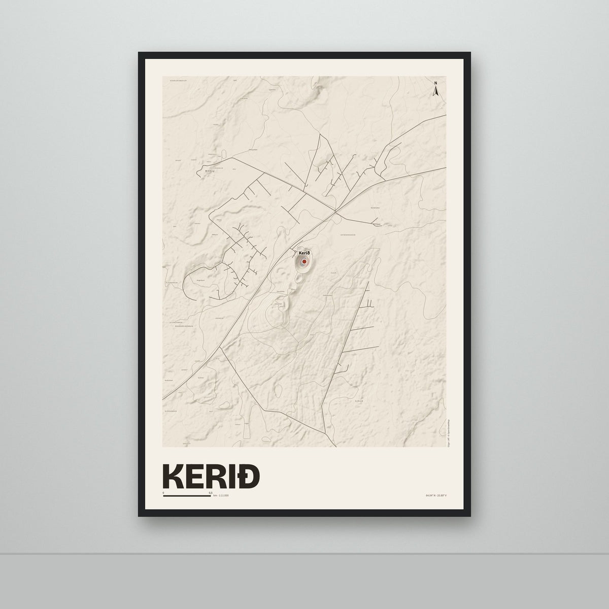 Kerið – Sandur, rauður