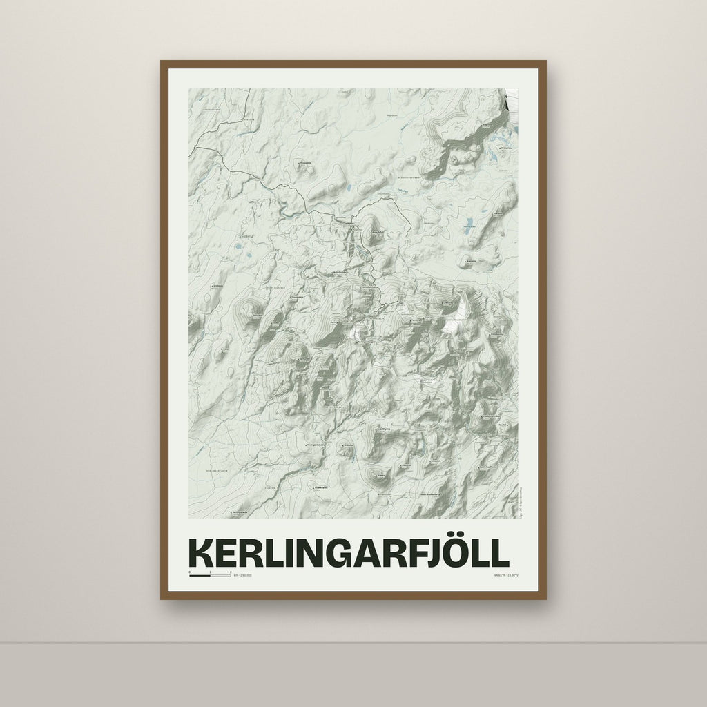 Kerlingarfjöll – Mosi, lúpínufjólublár