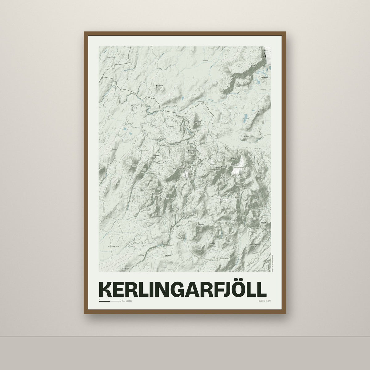 Kerlingarfjöll – Mosi, lúpínufjólublár
