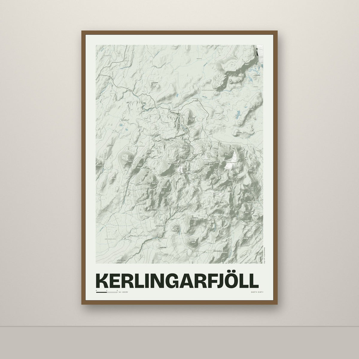 Kerlingarfjöll – Mosi, lúpínufjólublár