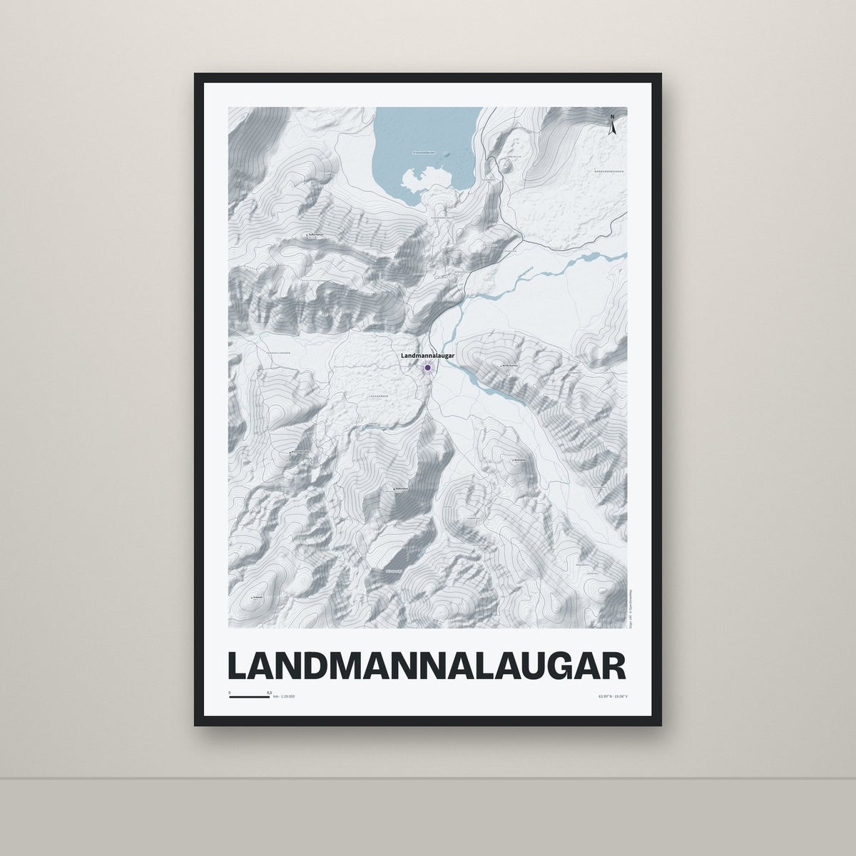 Landmannalaugar – Ljóst, lúpínufjólublár