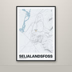 Seljalandsfoss – Ljóst, okkurgulur
