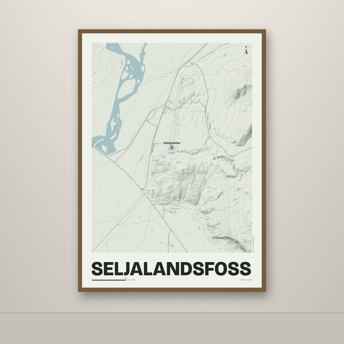 Seljalandsfoss – Mosi, blár