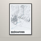 Skógafoss – Ljóst, okkurgulur