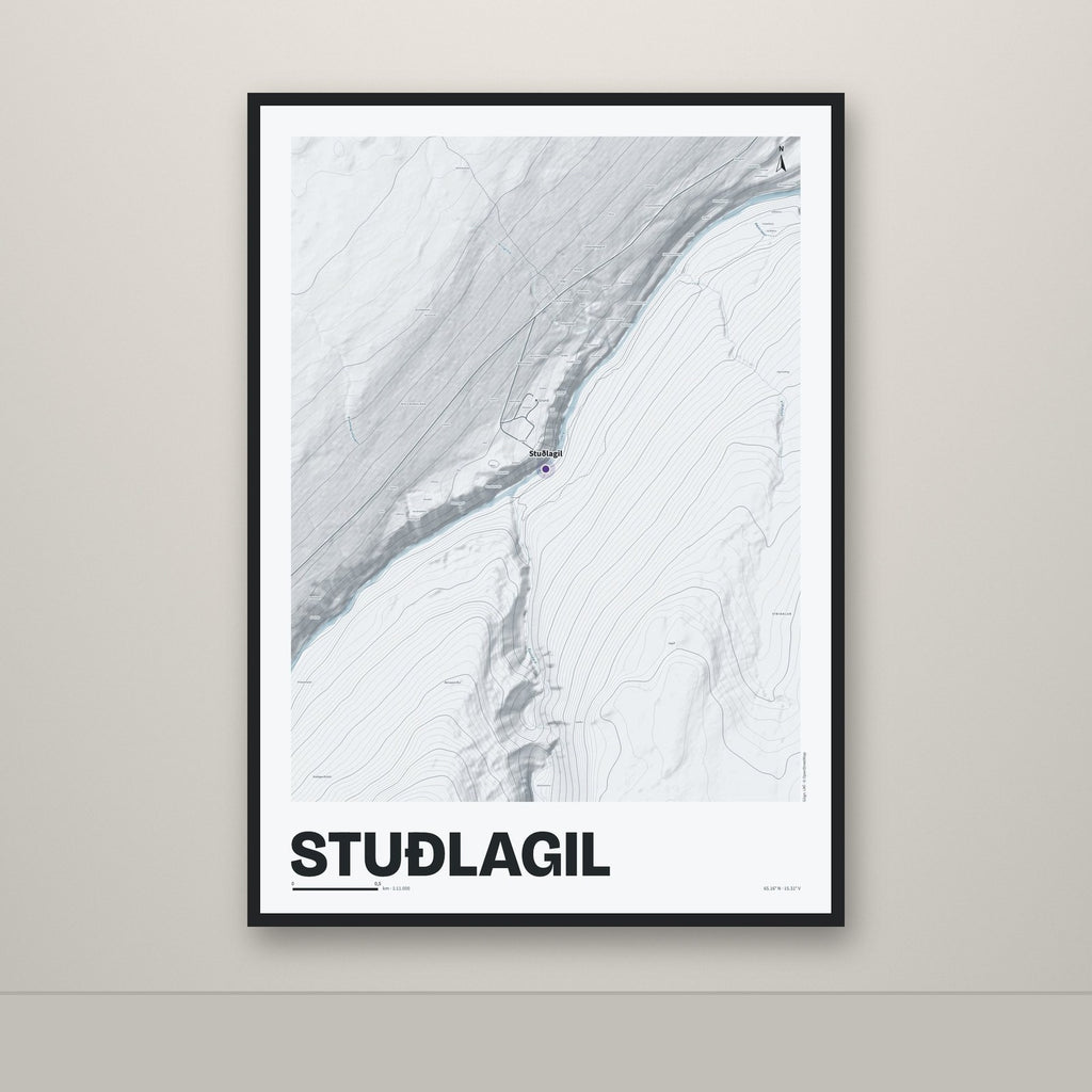 Stuðlagil – Ljóst, lúpínufjólublár