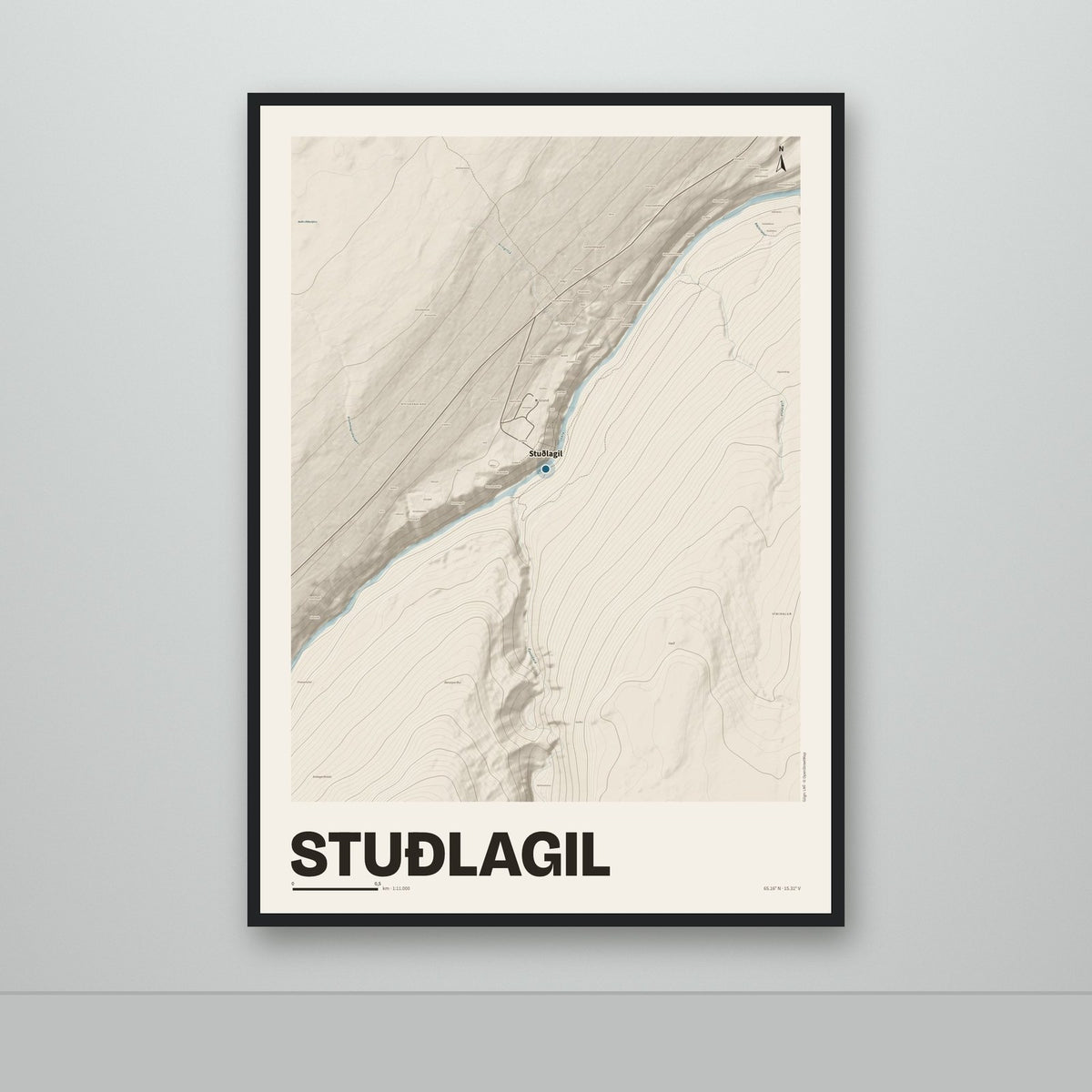 Stuðlagil – Sandur, blár