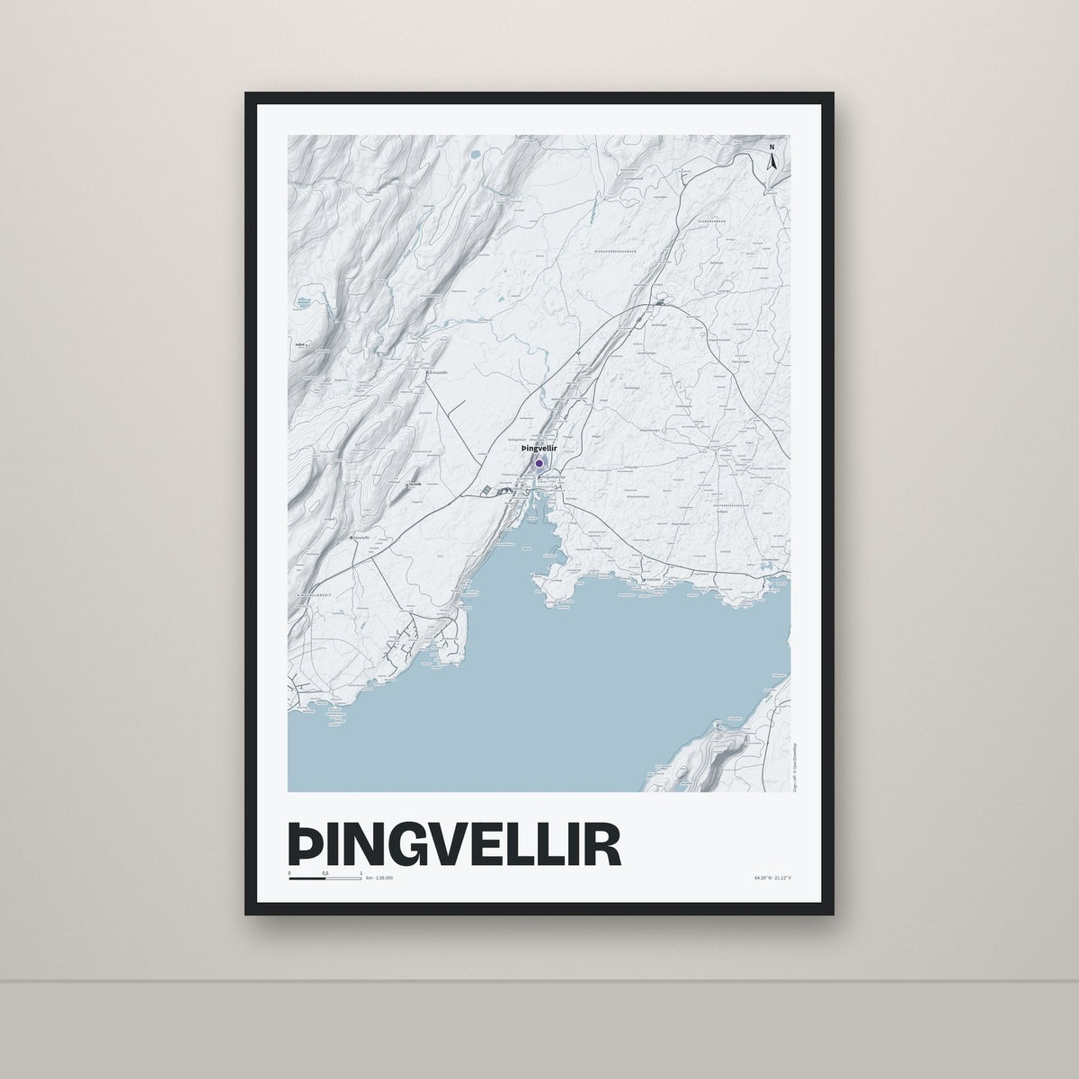 Þingvellir – Ljóst, lúpínufjólublár