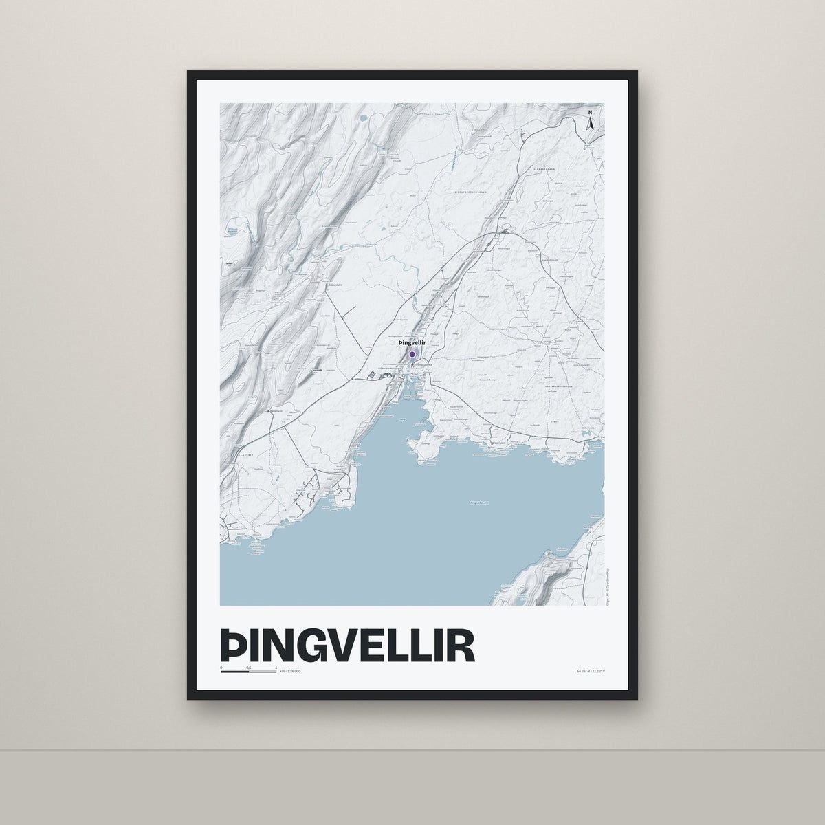 Þingvellir – Ljóst, lúpínufjólublár