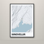 Þingvellir – Ljóst, okkurgulur