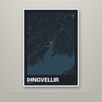 Þingvellir – Nótt, lúpínufjólublár