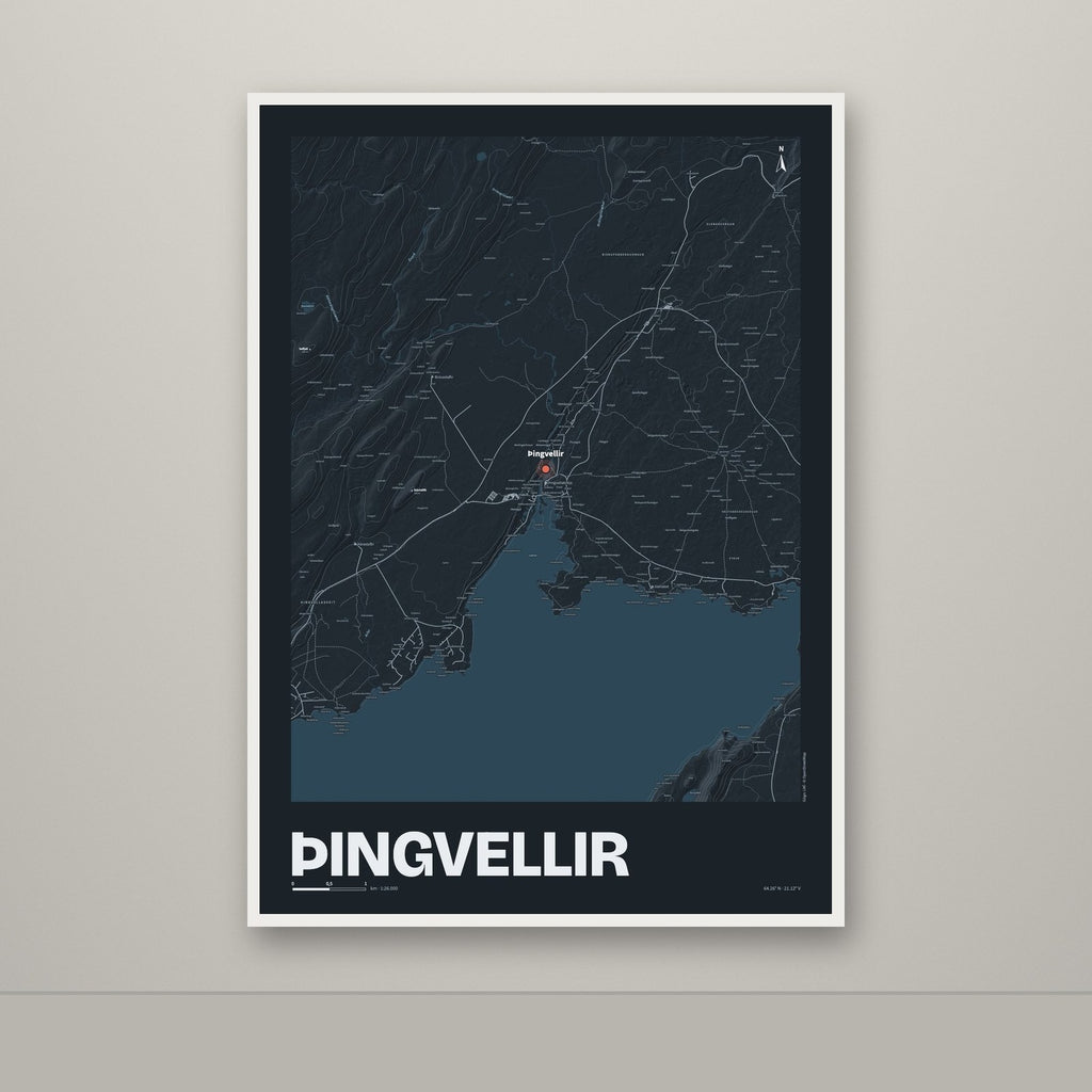 Þingvellir – Nótt, rauður