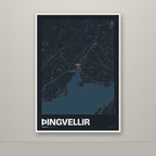 Þingvellir – Nótt, rauður