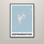 Vestmannaeyjar – Ljóst, blár