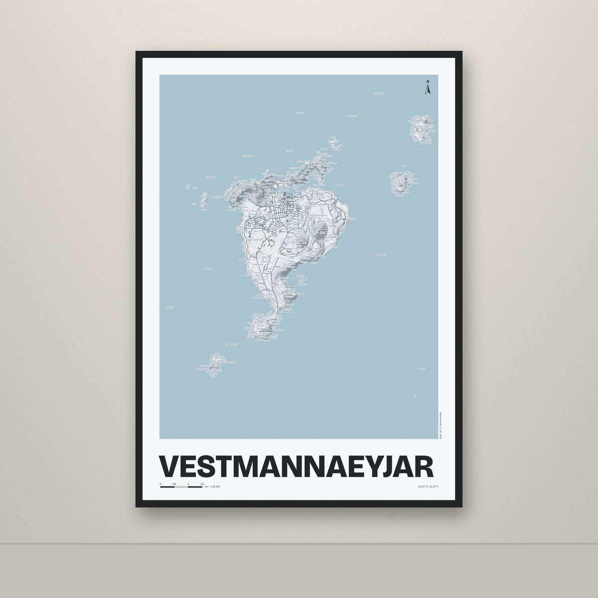 Vestmannaeyjar – Ljóst, blár