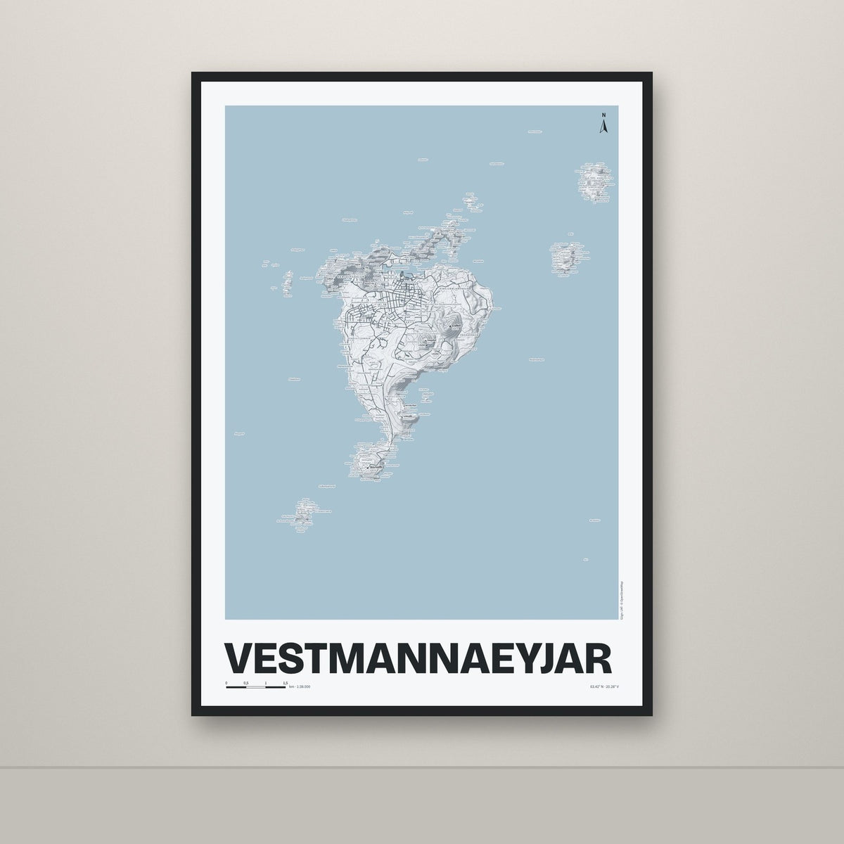 Vestmannaeyjar – Ljóst, lúpínufjólublár