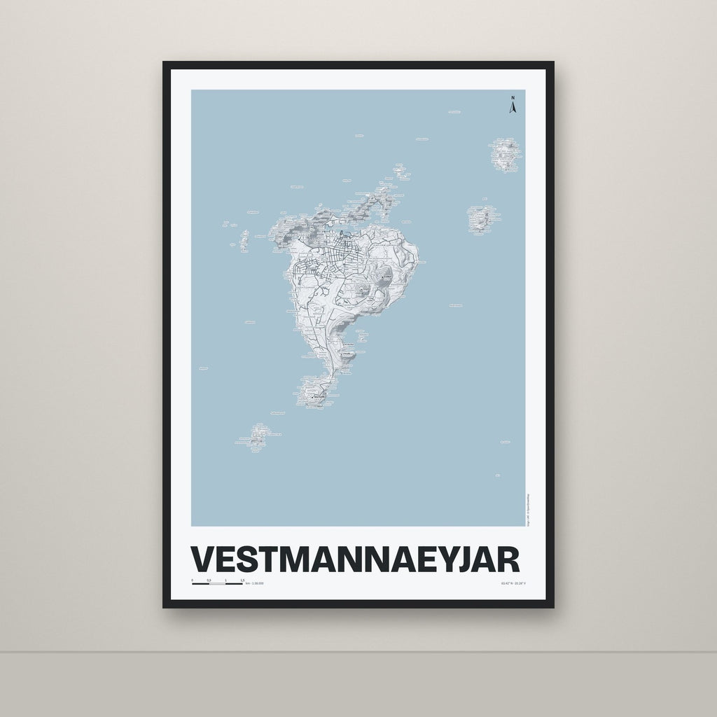 Vestmannaeyjar – Ljóst, okkurgulur