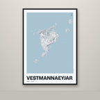 Vestmannaeyjar – Ljóst, okkurgulur
