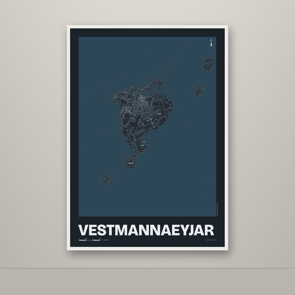 Vestmannaeyjar – Nótt, blár