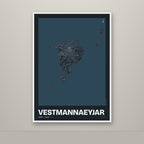 Vestmannaeyjar – Nótt, lúpínufjólublár