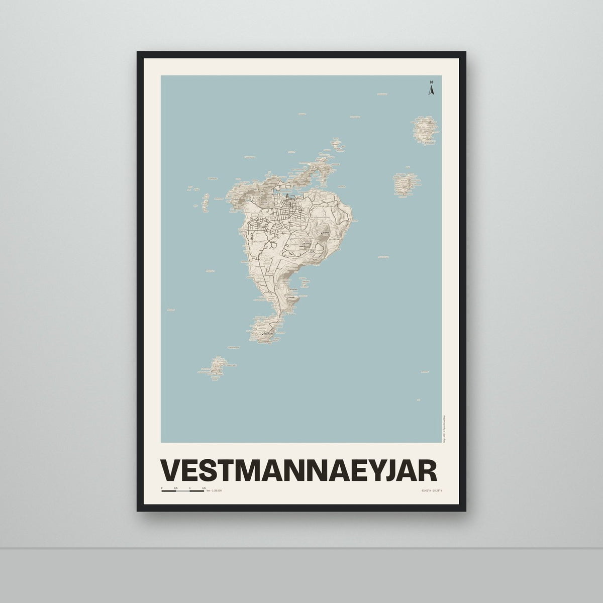 Vestmannaeyjar – Sandur, blár
