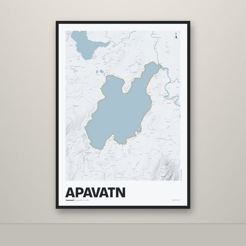 Apavatn – Ljóst, okkurgulur