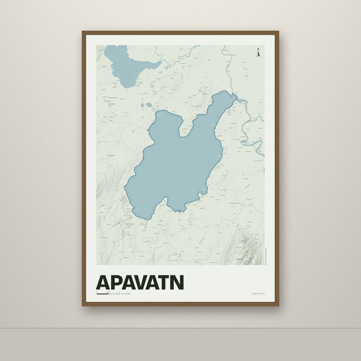 Apavatn – Mosi, blár